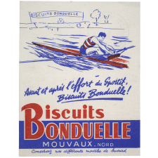 Buvard publicitaire. Biscuits Bonduelle.