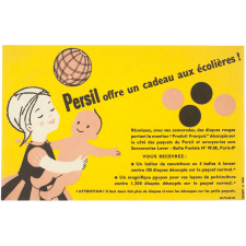 Buvard publicitaire : Persil offre un cadeau aux écolières