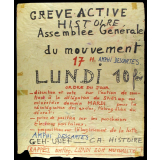 Grève active Histoire - Assemblée Générale du mouvement lundi 10 février.