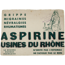 Buvard publicitaire. Aspirine Usines du Rhône.