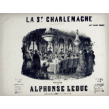 Partition musicale : La St Charlemagne. Quadrille Brillant.