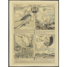 Trois hauts Faits du célèbre Aviateur Pégoud. La Guerre dans les airs. La Guerre 1914-1915 en images, faits, combats, épisodes, récits.