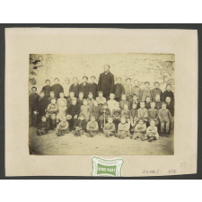 Ecole de Chailly en Bière. Photo de classe.
