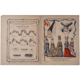 Costumes féminins des XIVe et XVe siècles - Le costume et la parure à travers les âges n°5.