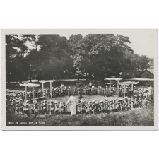 Pantin - Ecole Maternelle de plein Air (1923 - 1931) - Bain de soleil sur la plage.