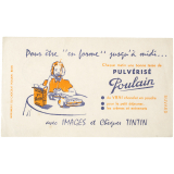 Buvard publicitaire. Pulvérisé Poulain. 