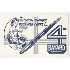 Buvard publicitaire. 4 de Bayard. Sans reproche.