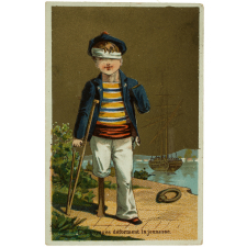 Image à collectionner. Les voyages déforment la jeunesse.