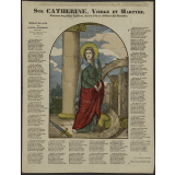 Ste Catherine, Vierge et Martyre.