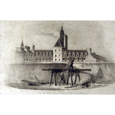 Vue du Collège Louis le Grand, côté de la rue des Grés.