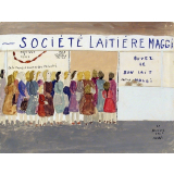 La Queue chez Maggi.