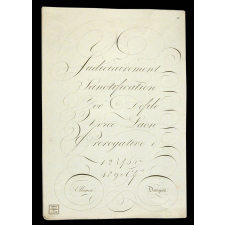 Modèle d'écriture. 