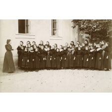 École de filles de Baugé - Leçon de chant