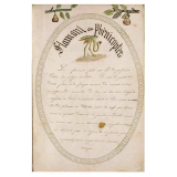 Cahier d'écriture.