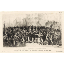 1859 - Départ pour la Campagne d'Italie.