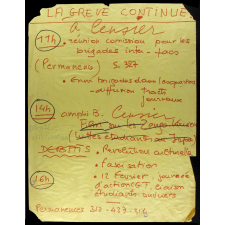 La Grève continue à Censier.