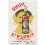 Buvard publicitaire. Rhum St Esprit. 