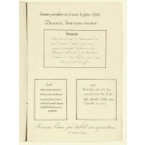 Cahier de composition d'Anna Gauthier, élève à Montigny sur-Aube. 