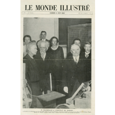 M. Doumergue à l'Institut du Radium.
