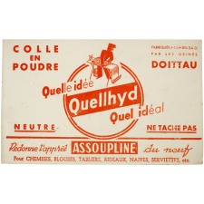 Buvard publicitaire. Quellhyd - Assoupline.