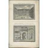 Cour du college d'Harcourt. Façade extérieure du collège d'Harcourt. Fondé en 1280 par Raoul de Harcourt, grand Archidiacre de Rouen.