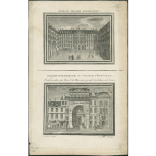 Cour du college d'Harcourt. Façade extérieure du collège d'Harcourt. Fondé en 1280 par Raoul de Harcourt, grand Archidiacre de Rouen.