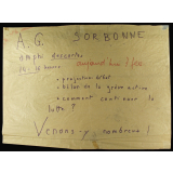 AG Sorbonne - Aujourd'hui 7 fev.