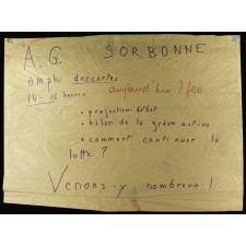 AG Sorbonne - Aujourd'hui 7 fev.