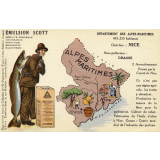 Émulsion Scott - Débilité générale, croissance, dentition, bronchite, rachitisme - Département des Alpes-Maritimes - 435.253 habitants - Chef-lieu : Nice - Sous-préfecture : Grasse.