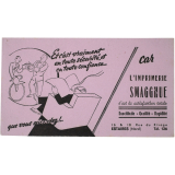 Buvard publicitaire. Imprimerie Smagghue - Estaires (Nord).