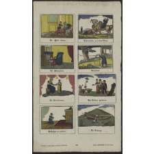 Enfants vertueux. Planche de l'imagerie de Lille.