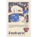 Buvard publicitaire. La vache qui rit. Ours blanc. 