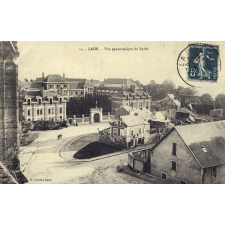 14 - Laon - vue panoramique du Lycée.