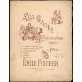 Partition musicale : Les Gages. Petites pièces de concours très faciles pour Piano par Emile Fischer.