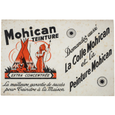 Buvard publicitaire. Mohican Teinture.