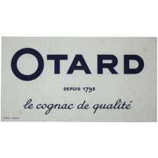 Buvard publicitaire. Otard, le cognac de qualité.