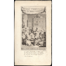 École française pour les jeunes demoiselles. Les neuf parties du discours.