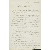 Lettre au fils de M. Jacotot. 