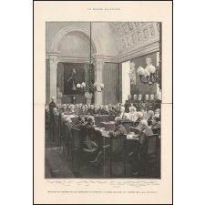 Réception de l'empereur et de l'impératrice de Russie par l'Académie Française, le 7 octobre 1896, d'après André Brouillet.