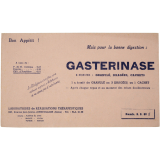 Buvard publicitaire. Gasterinase. Pour la bonne digestion.