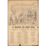 La marche du Boeuf-gras et la promenade du roi Guillaume dans Paris. Air de la complainte de Fualdès.