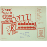 Buvard publicitaire. JM Paillard. La 422. 