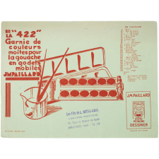 Buvard publicitaire. JM Paillard. La 422.