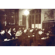 Cours d'adultes de Bresles - Le cours de sténographie. .