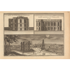 Veue septentrionale de l'observatoire de Paris. Fasade meridionale de l'observatoire de Paris.