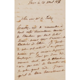 Lettre de recommandation. 