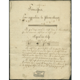 Cahier de musique. Principes pour apprendre le plein-chant. 