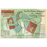 Buvard publicitaire. Curling - La permanente chez soi.