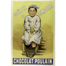 Goûtez et comparez. Chocolat Poulain.