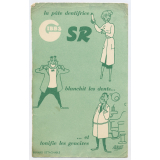 Buvard publicitaire. La pâte dentifrice Gibbs SR.